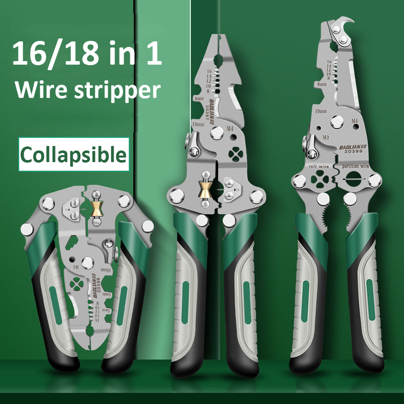 Multi Tool Plier - 18 in 1 접이식 와이어 스트리퍼