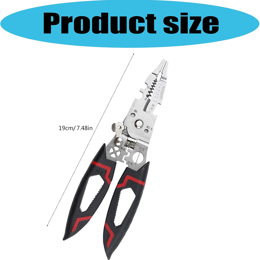 Multi Tool Plier - 1개 다기능 와이어 스트리퍼 전기공 크림핑