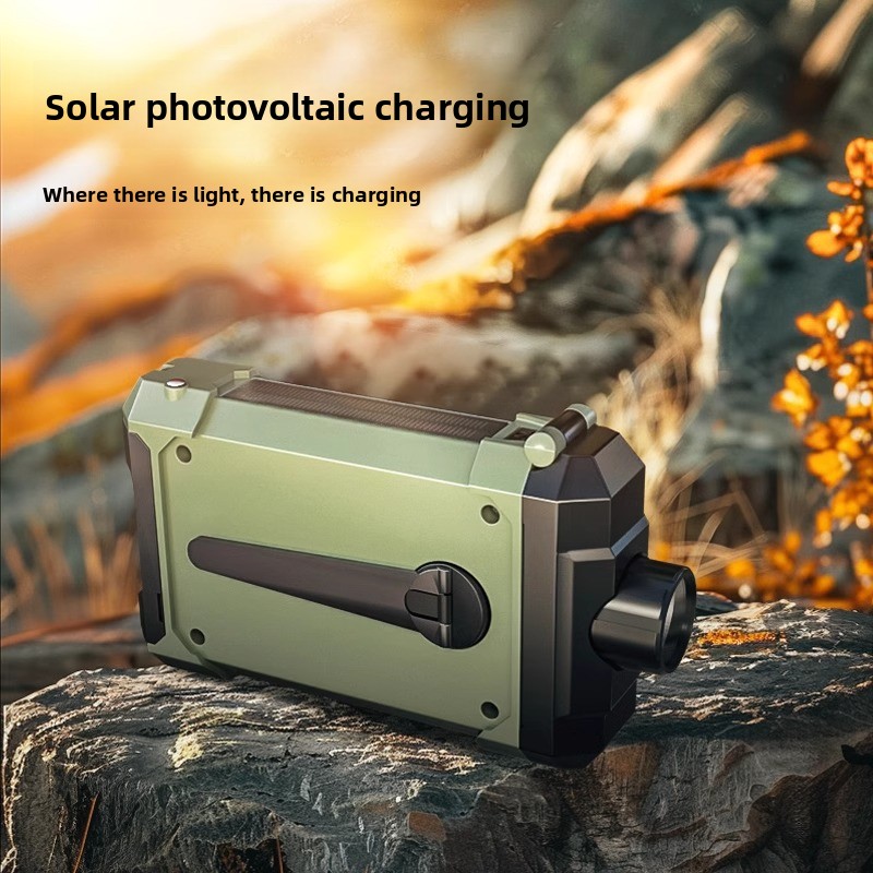 생존 라디오 - 비상용 수동 크랭크 및 태양광 전원 기 - Solar Emergency Charger 리뷰 및 가격