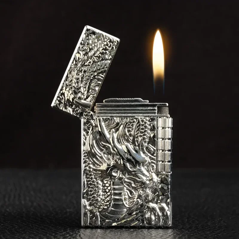 드래곤 가스 라이터 그라인딩 제트 가스 부싯돌 라이터, - Fire Starting Kit 리뷰 및 가격