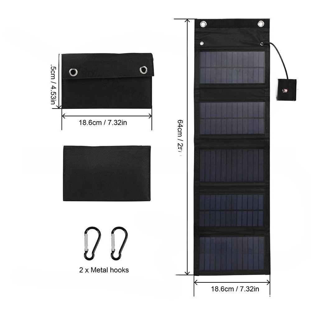 25W 5V 태양광 접이식 가방 방수 비상용 휴대용 태 - Solar Emergency Charger 리뷰 및 가격