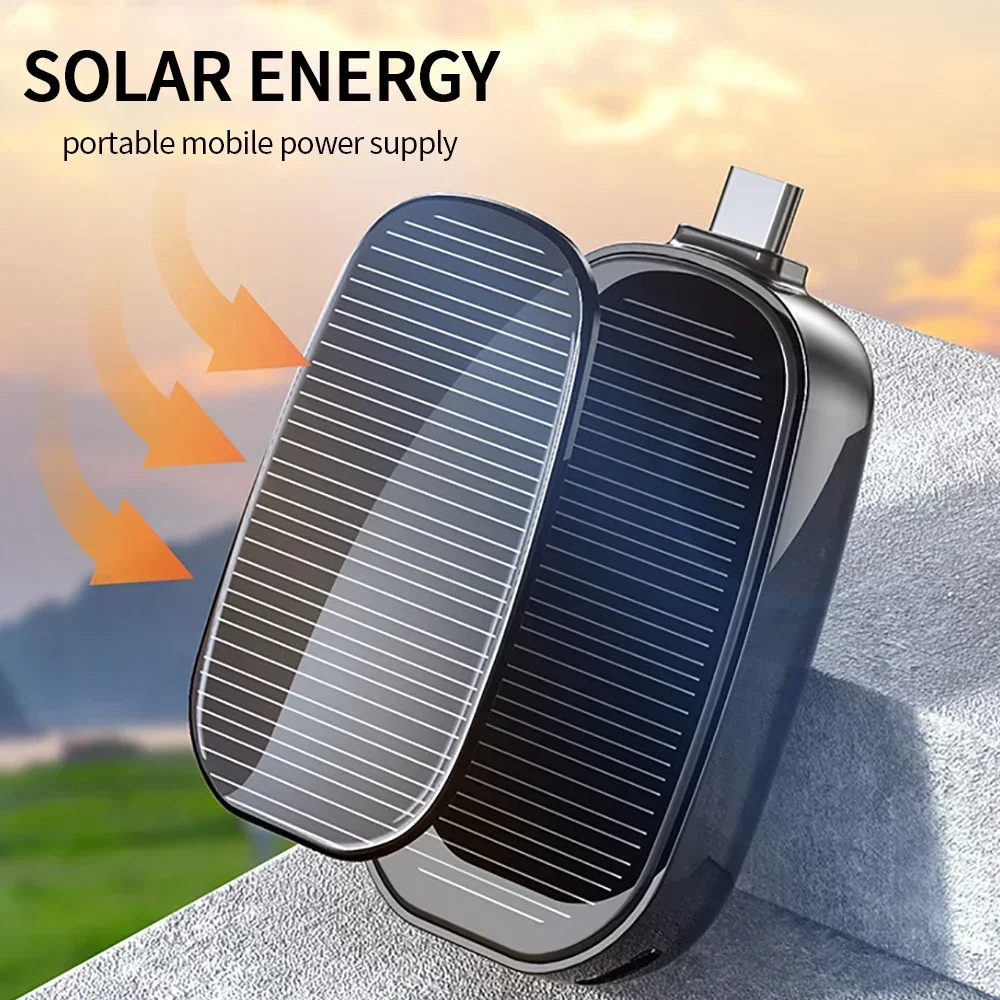 1200mAh 태양광 미니 보조배터리 키체인 휴대용 충 - Solar Emergency Charger 리뷰 및 가격